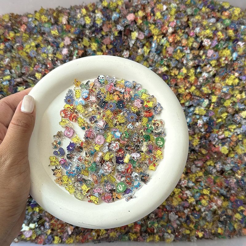 Cosplay Prop Filler - 1cm Mini Pokemon Acryl Stukjes Anime
