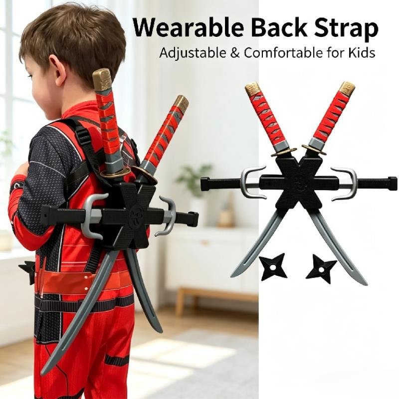 Cosplay Prop Knife - Halloween 1:1 Ninja Set Kinderen Japanse