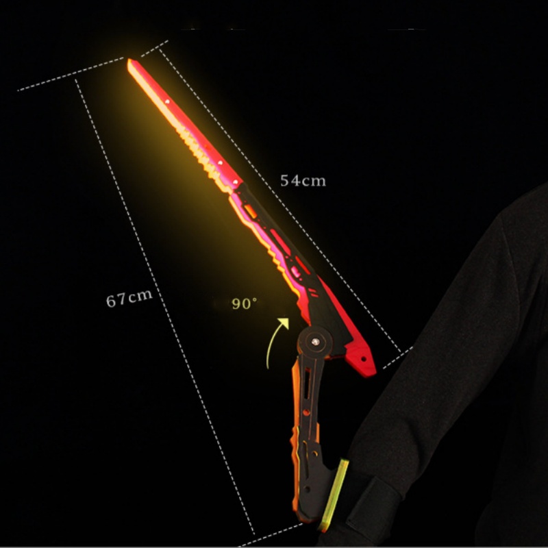 Lichtgevende Cyberpunk Katana  - Dva Cosplay Prop recensie en prijs