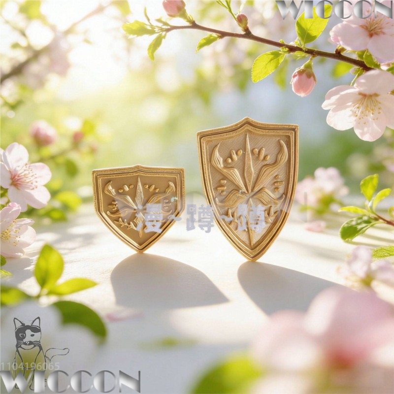 Gouden schoolembleem tsukinomo - Cosplay Prop 3D Print Settings recensie en prijs