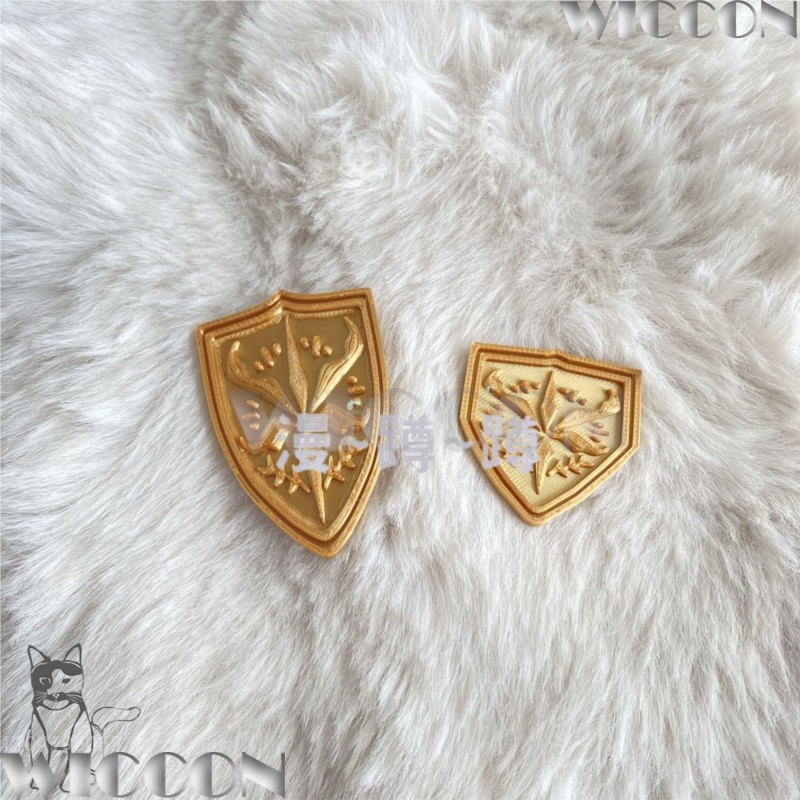 Gouden schoolembleem tsukinomo - Cosplay Prop 3D Print Settings recensie en prijs