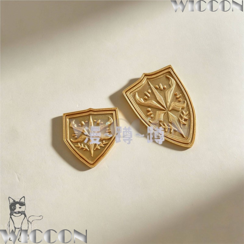 Gouden schoolembleem tsukinomo - Cosplay Prop 3D Print Settings recensie en prijs